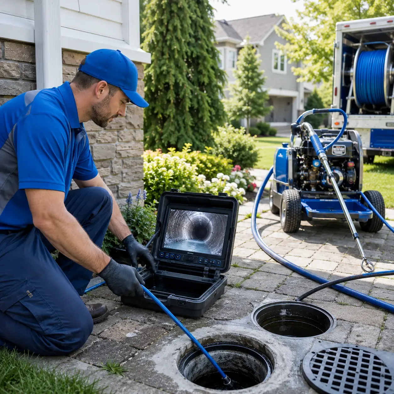 Outdoor drain cleaning professionals serving Pocasset, OK